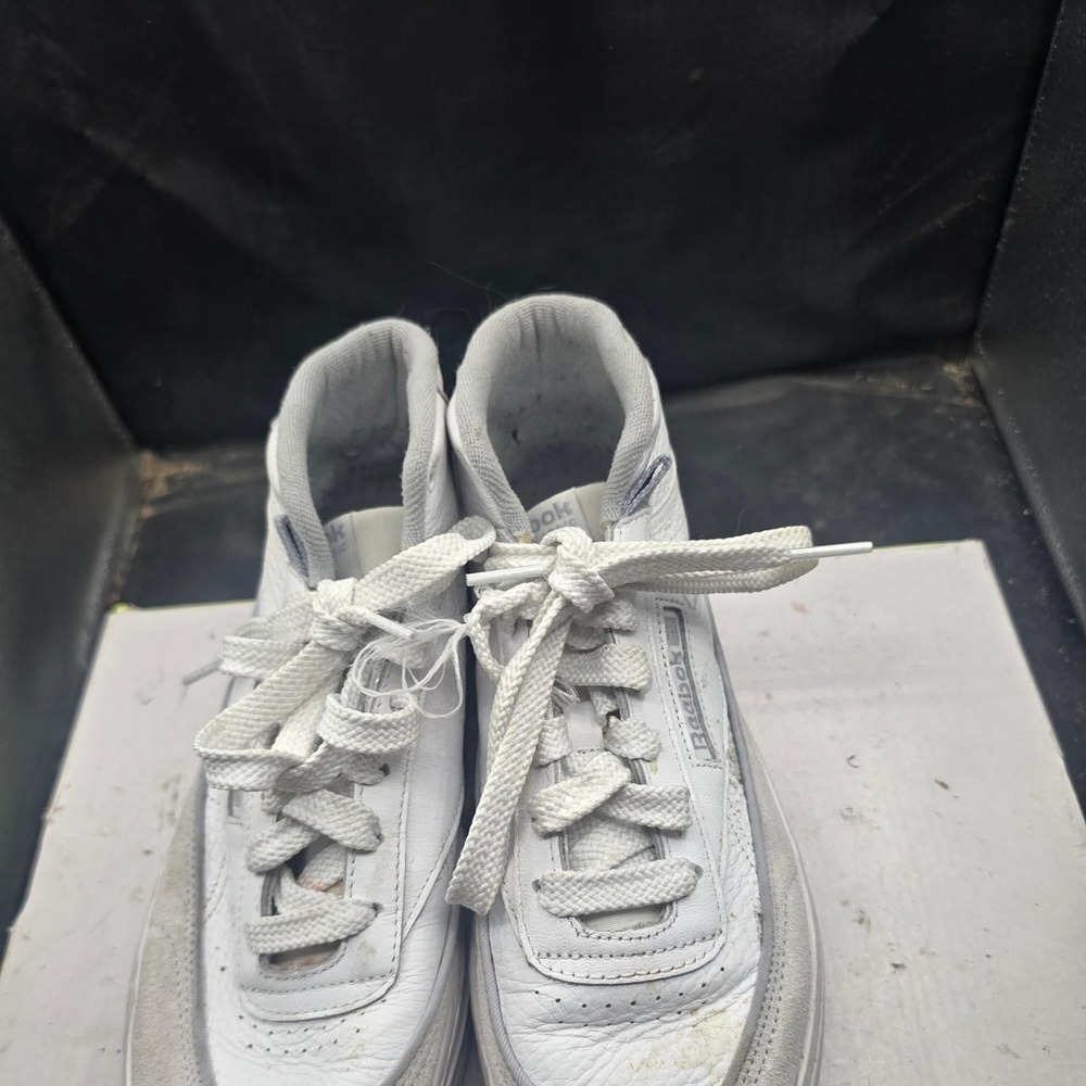 Reebok white & gray‎ sneakers